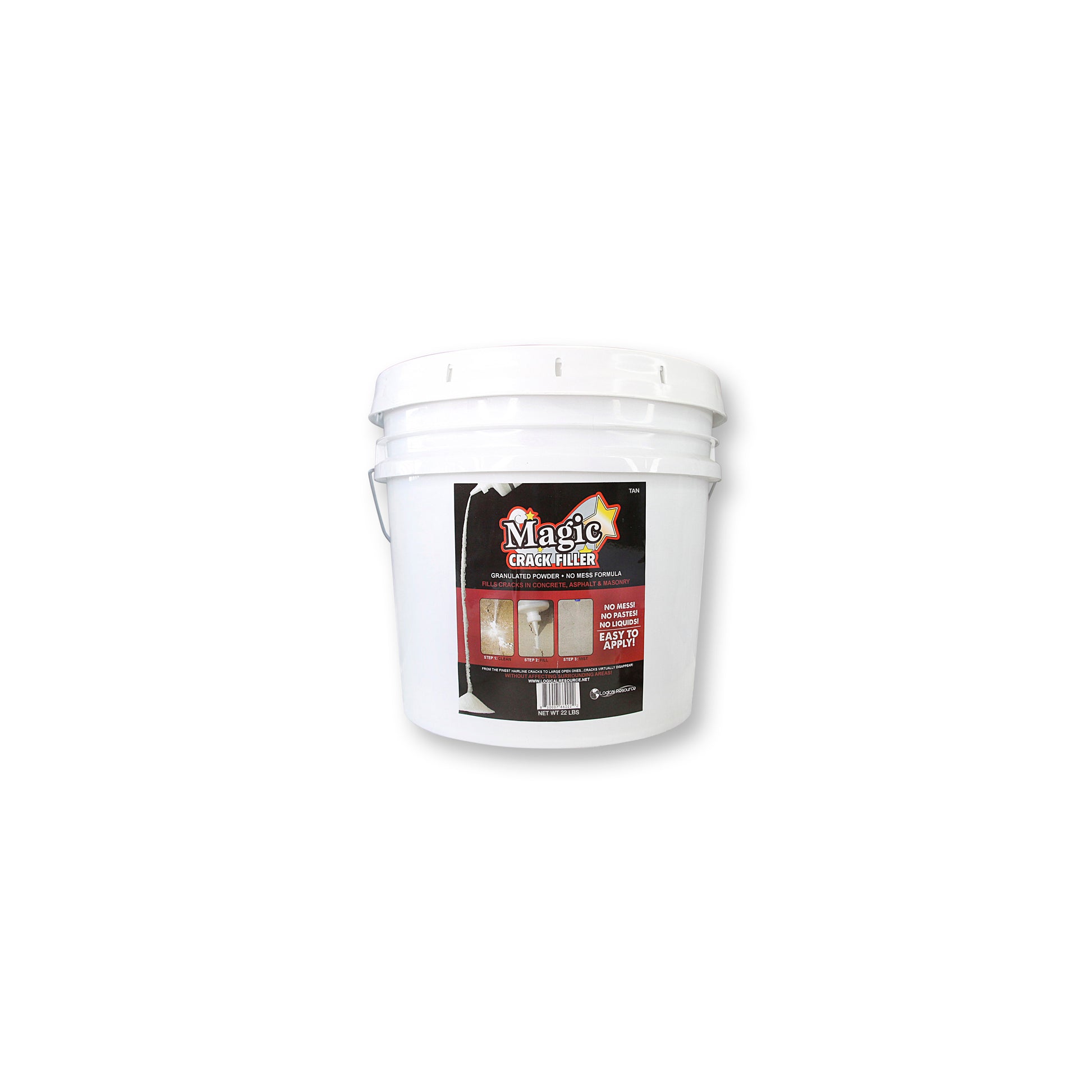 Magic Crack Filler Concrete (Tan) 22 lb. Bucket